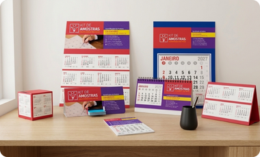 Kit Amostra de Calendários e Folhinhas GIV Online