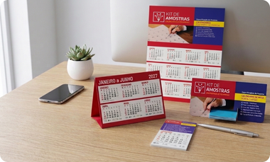 Kit Amostra de Calendários e Folhinhas