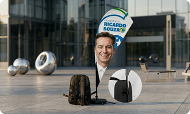 Mochila Wind Flag Personalizada