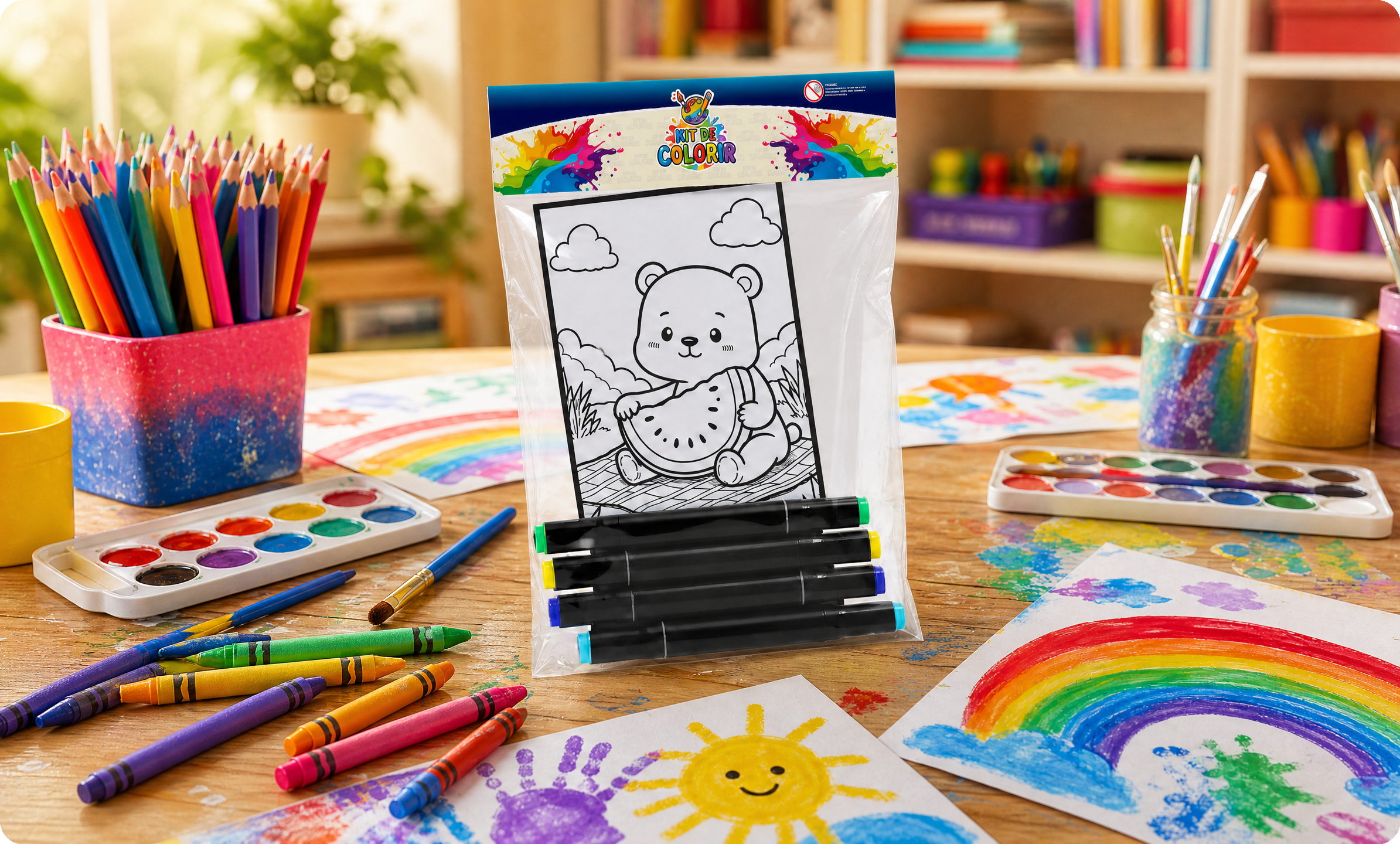 Kit Colorir Infantil