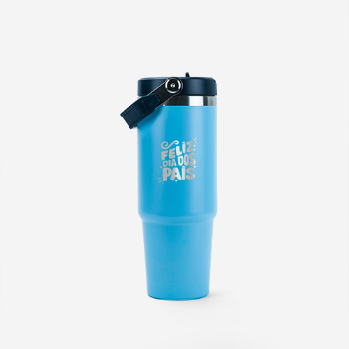 Garrafa Térmica Flip Straw