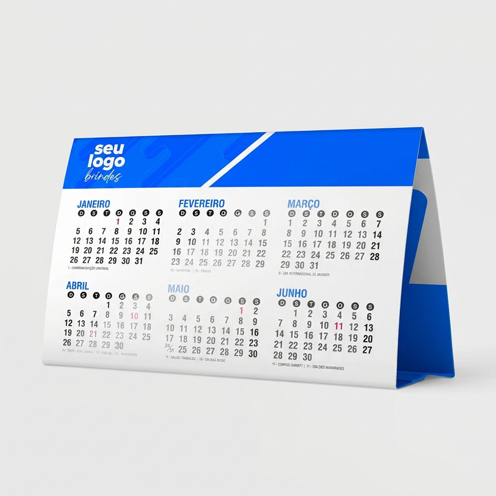 Calendário de Mesa Postal