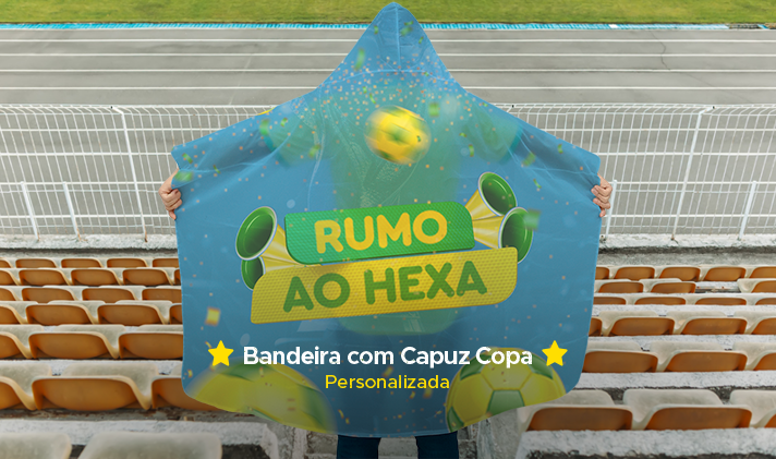 Bandeira com Capuz Copa