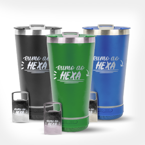 Copo Térmico com Caixa de Som