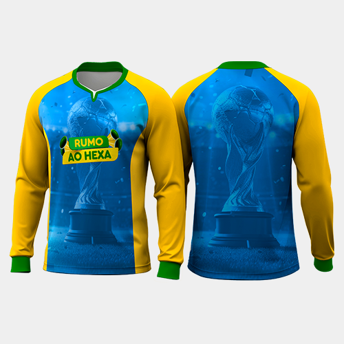 Camiseta Futebol York Manga Longa