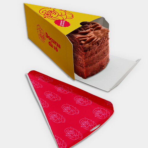 Embalagem para Fatia de Bolo