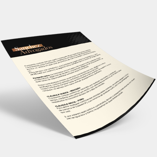 Papel Timbrado para advocacia