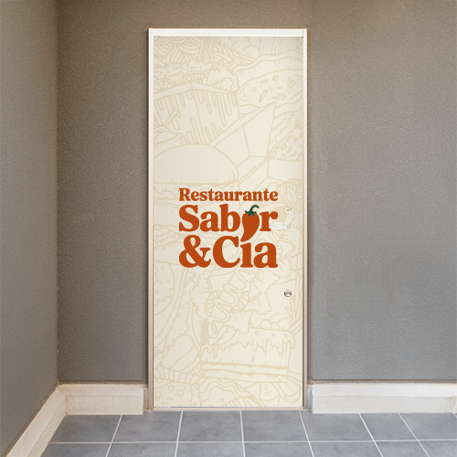 Adesivo de Porta