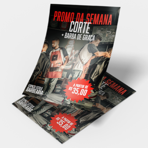 Folheto em Couché