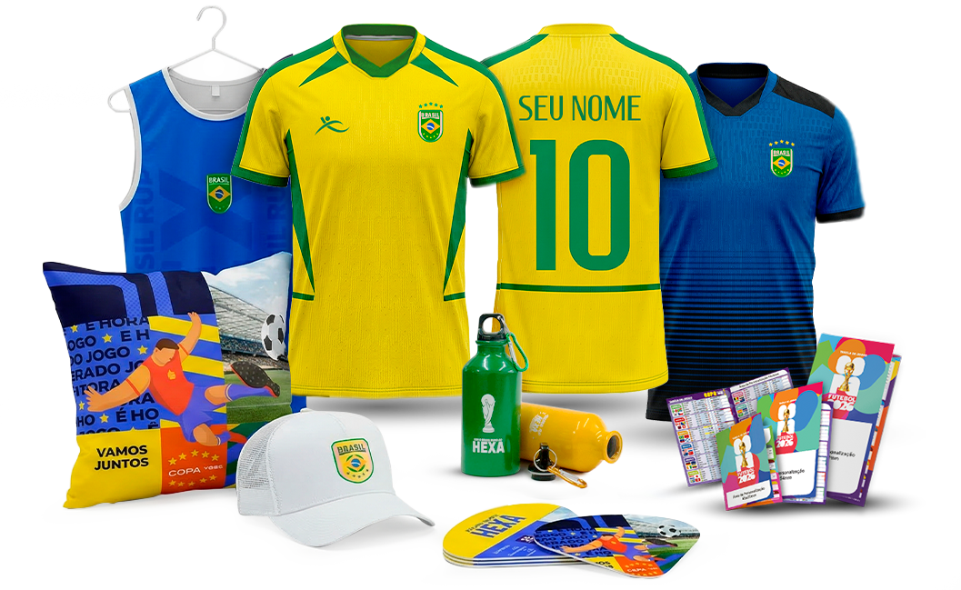 Produtos personalizados Copa