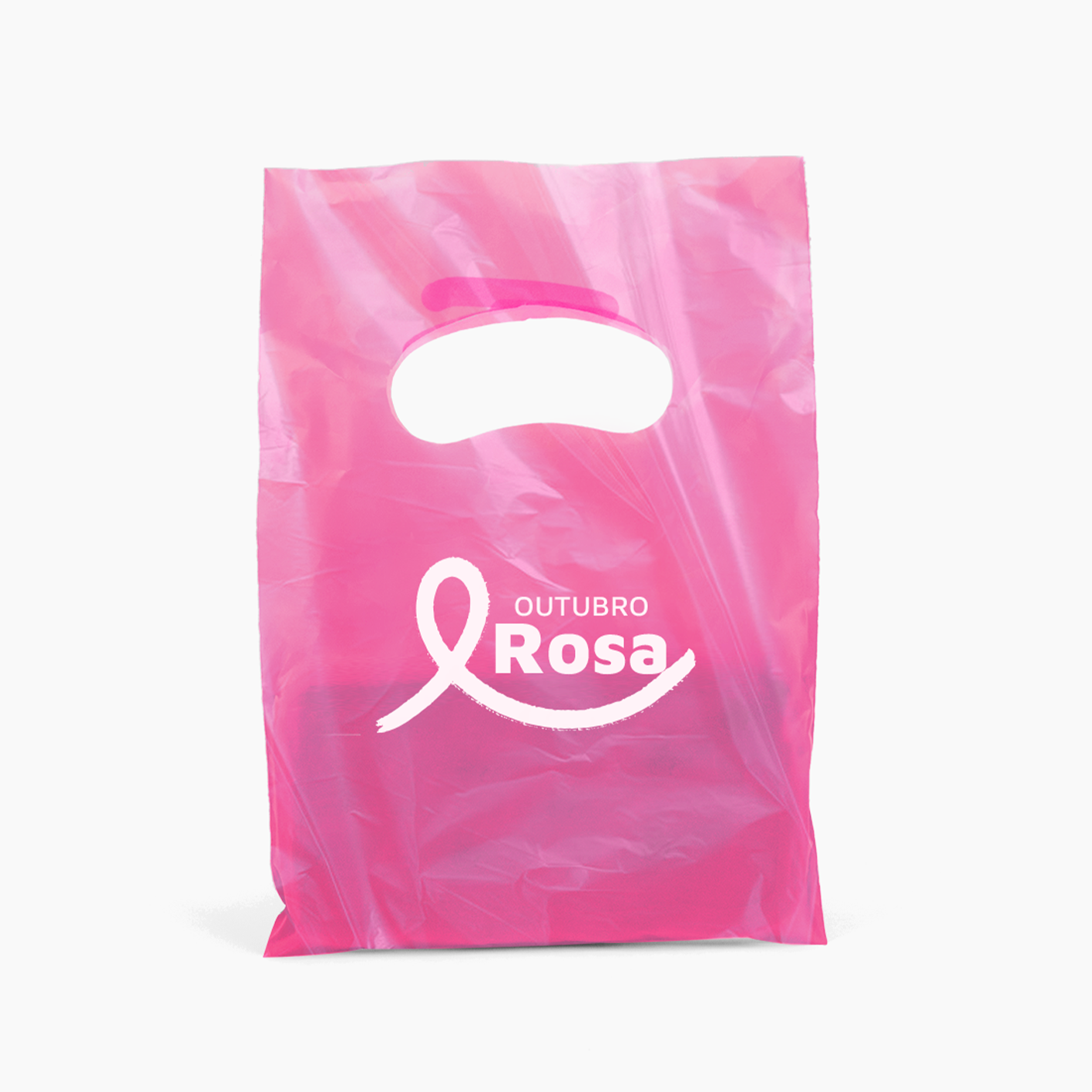 Sacola de plástico personalizada