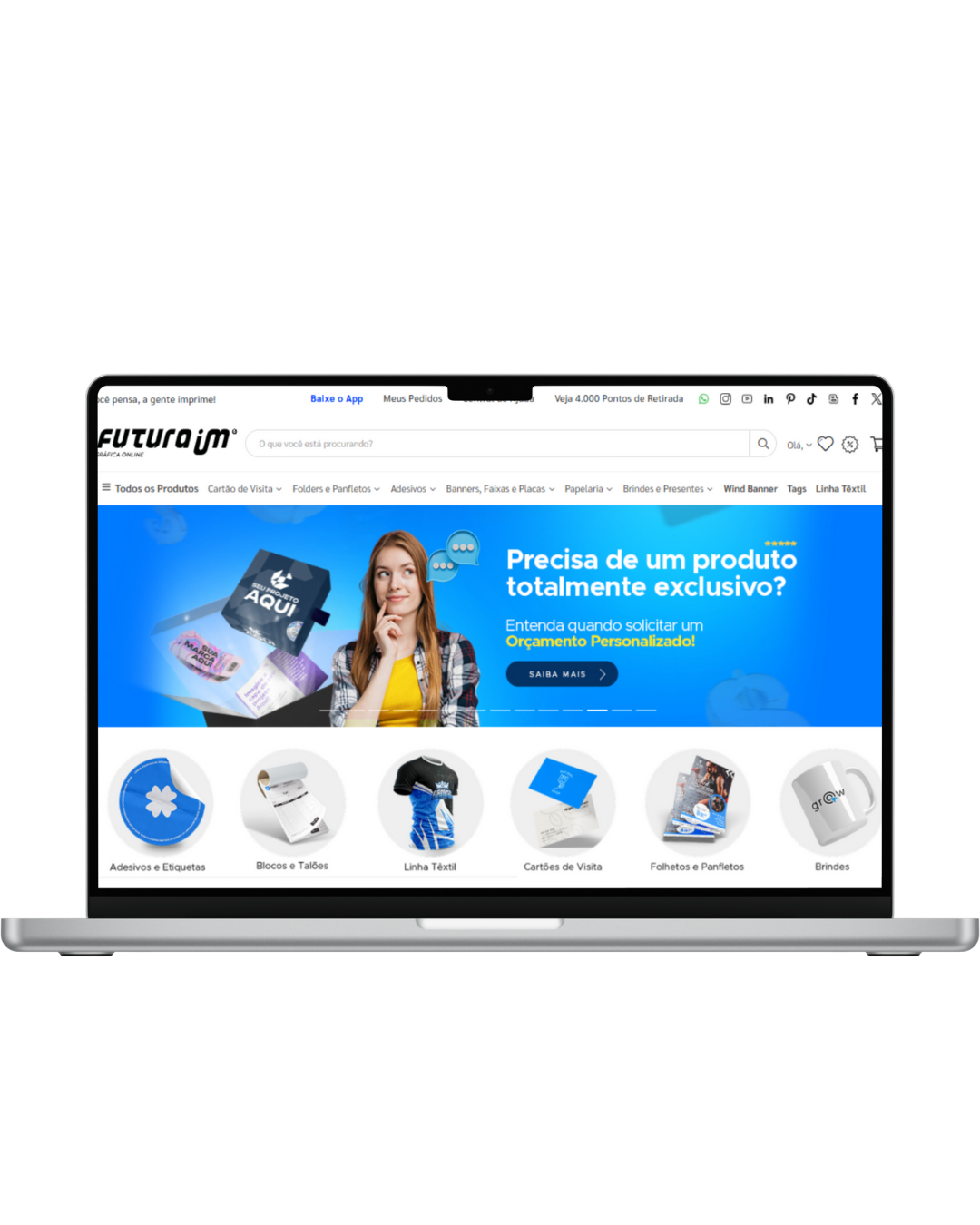 orçamento personalizado