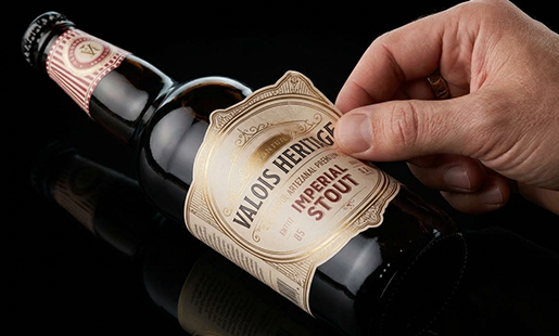 Etiqueta personalizada para garrafa de cerveja