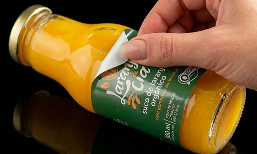 Rótulo para Garrafa de Suco Personalizado