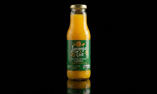Rótulo personalizado para garrafa de suco