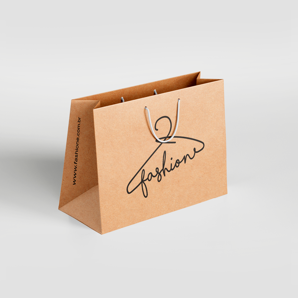 Sacola com Fundo Largo