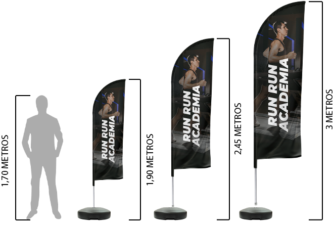 Wind Banner Completo em diversos formatos