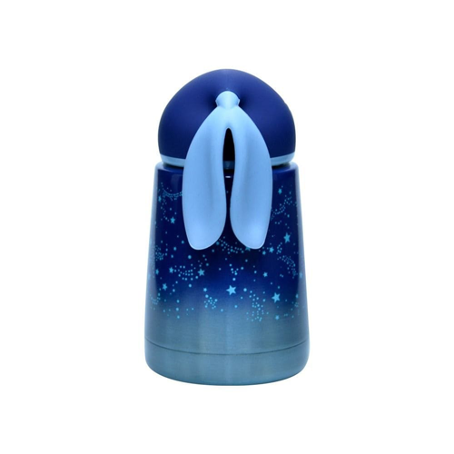 Squeeze Garrafa Aço Inox Azul Espacial 300ml