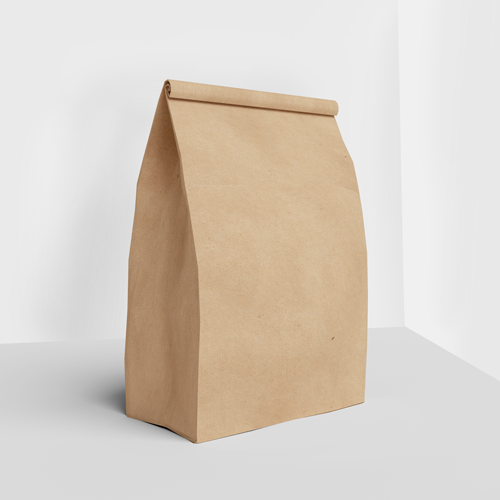 Saco Kraft para Delivery Sem Personalização