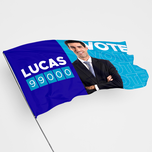 Bandeira em Tecido Política