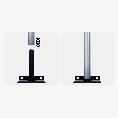 Wind Banner Completo para Parede G - Modelo Pena