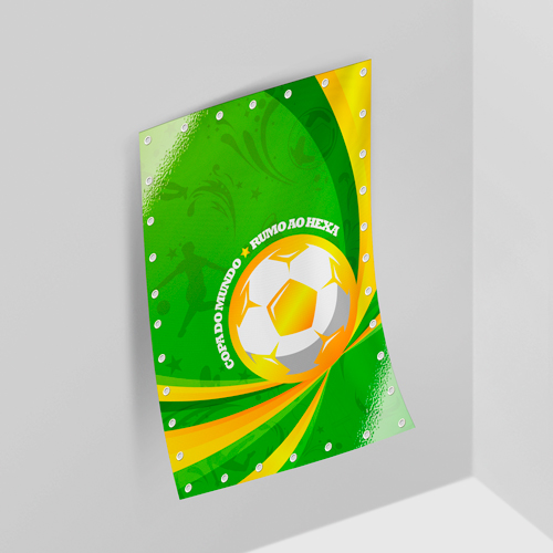 Banner em Lona Brilho Frontlight Copa do Mundo 2022