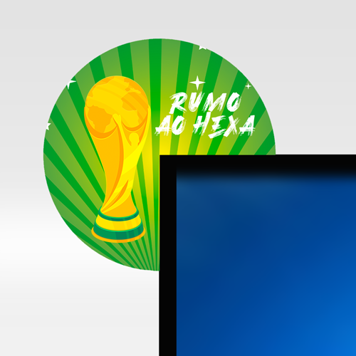 Stopper em PVC Branco Copa do Mundo 2022