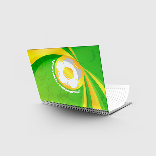 Caderno Capa Dura Copa do Mundo 2022