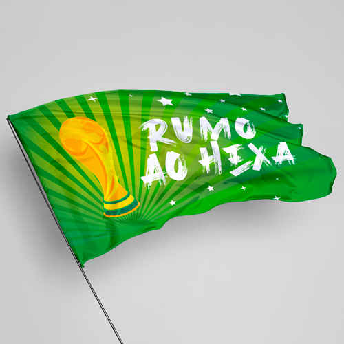 Bandeira em Tecido Copa do Mundo 2022