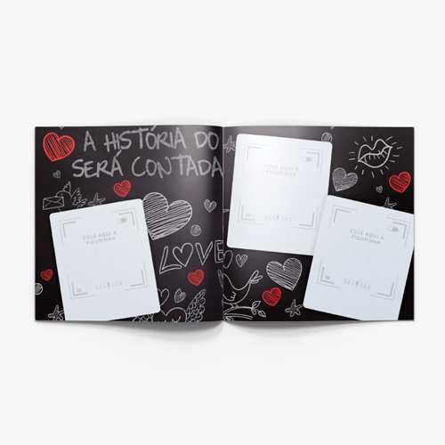 Álbum com Figurinhas